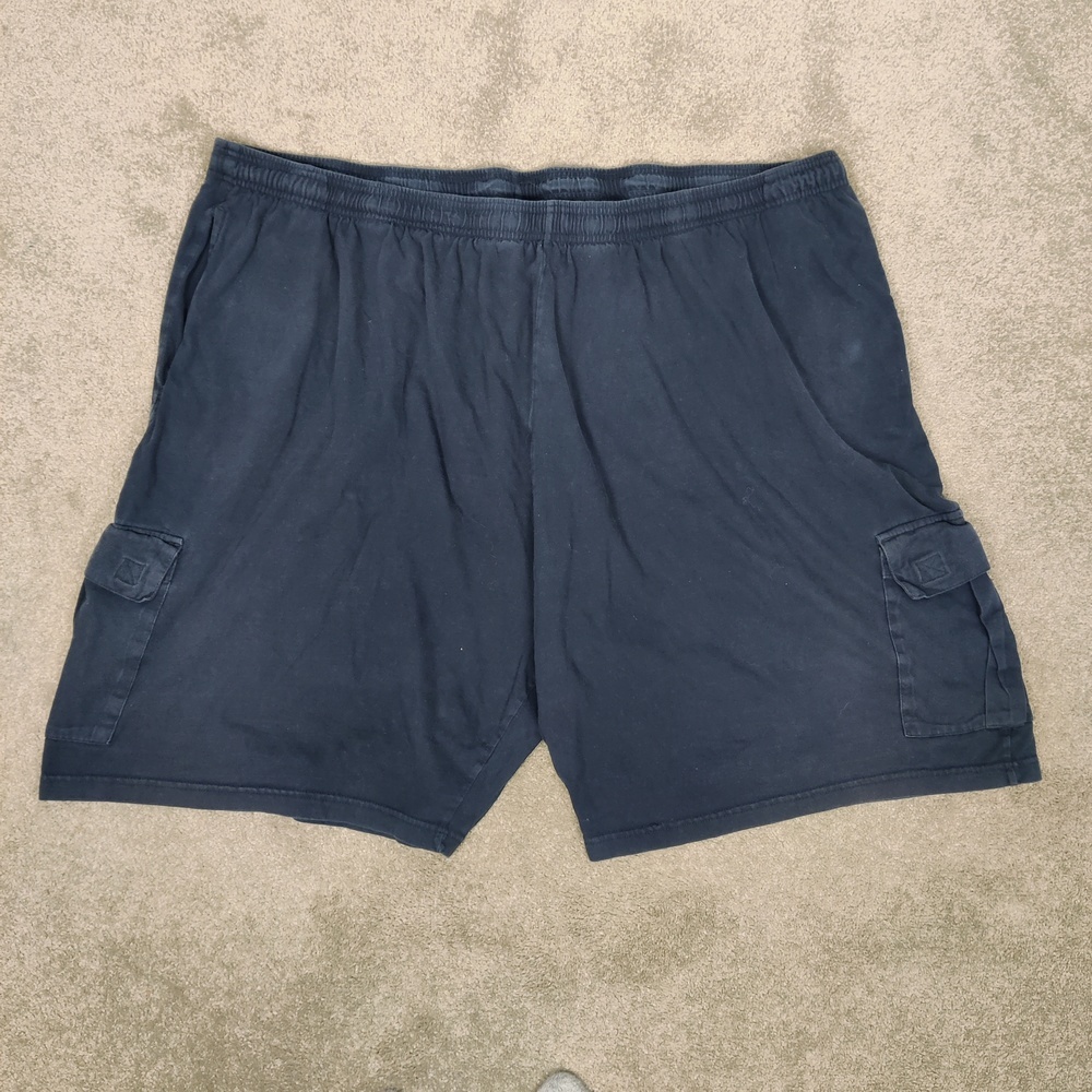 Canyon Ridge Navy Cargo Shorts Men's 5XL Cotton Casual Gorpcore 100% Cotton